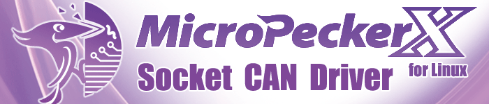MicroPeckerX SocketCAN