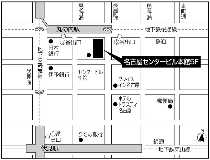 名古屋事業所マップ