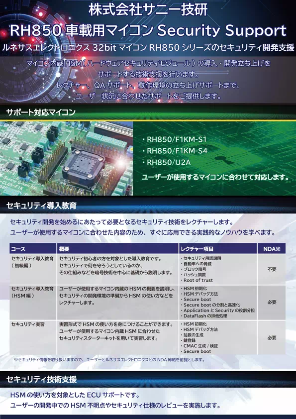 SecuritySupport パンフレット表紙