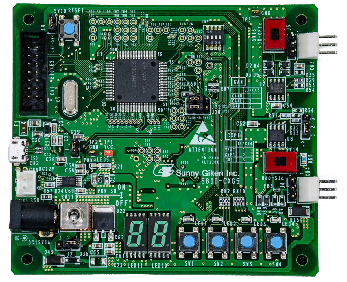RL78/F24ボード《S810-CXG5》